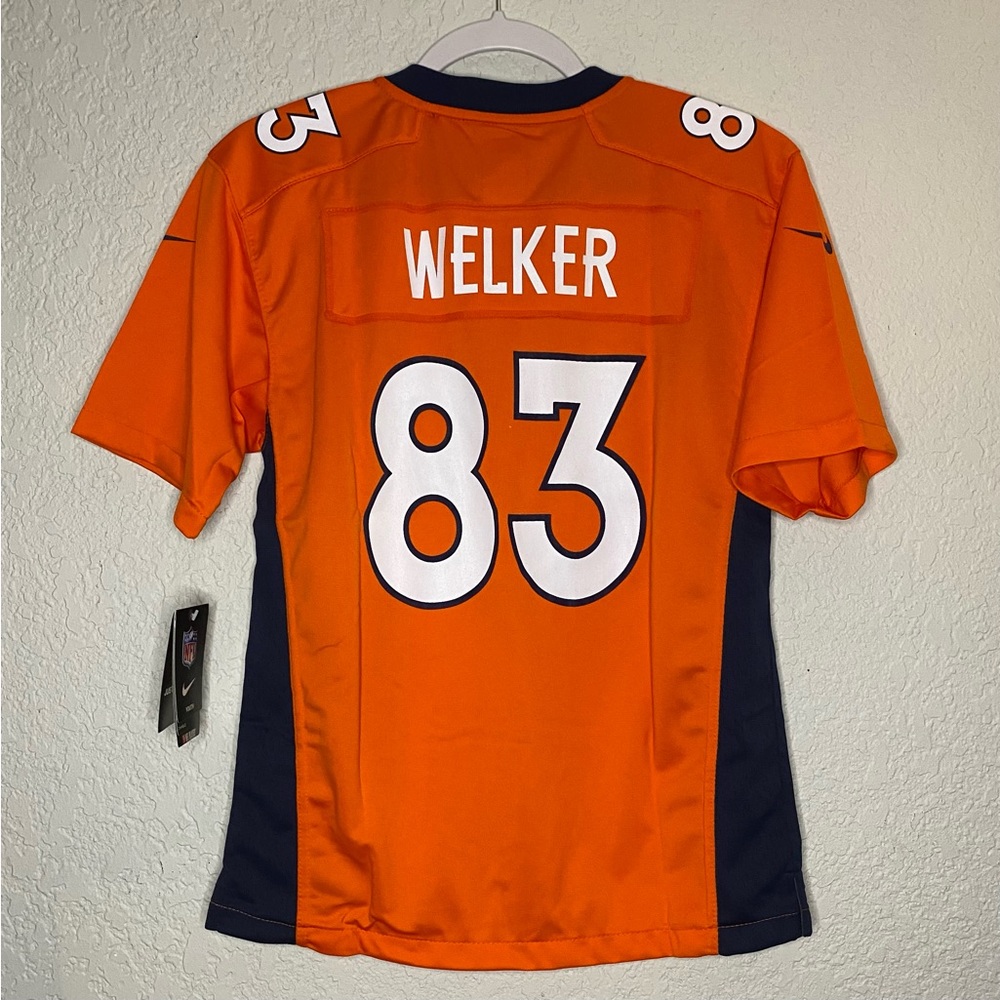 Denver Broncos Wes Welker On Field Nike Authentic NFL Jersey Size L/Youth 14/16
